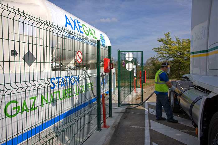 Nuovo distributore GNL di Axègaz nell’Ile de France