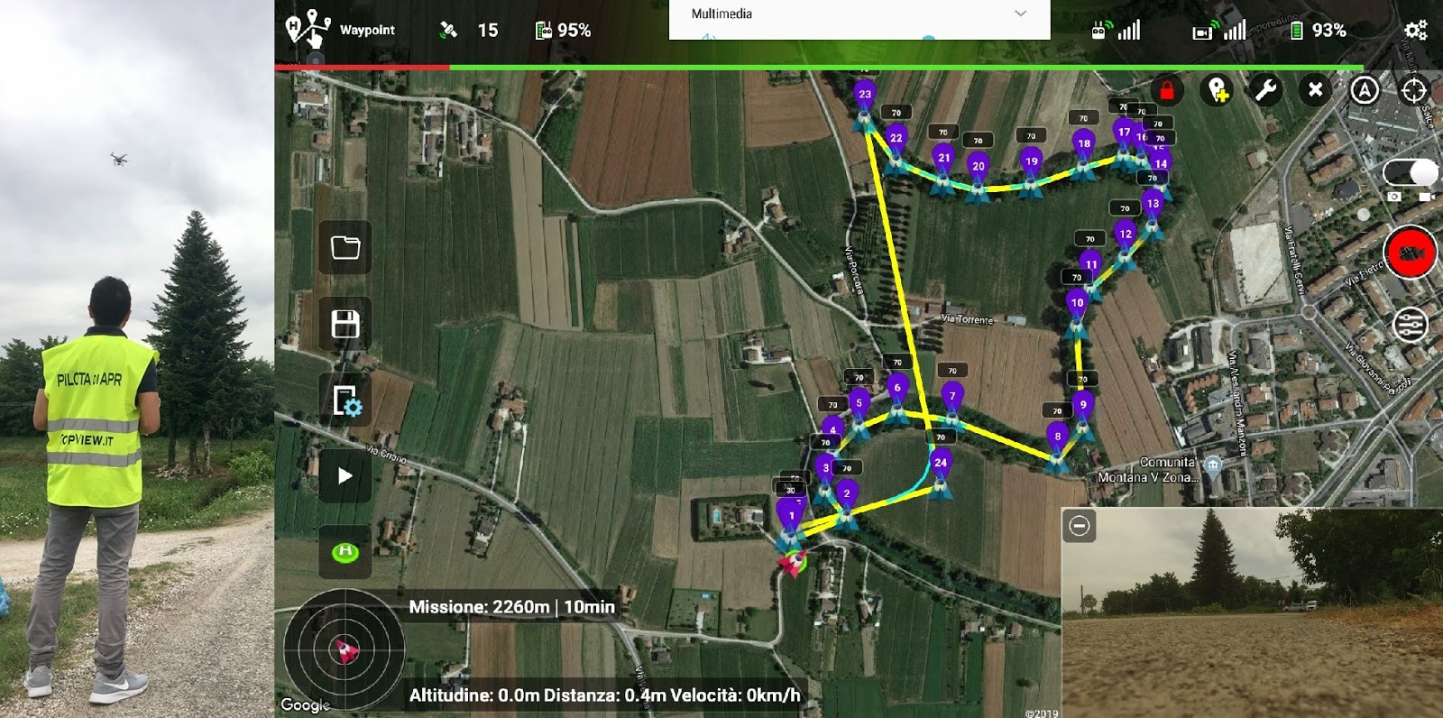 U-space, a Rieti il primo test