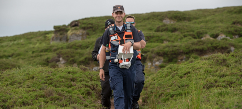 Droni confermati essenziali per attività di soccorso.