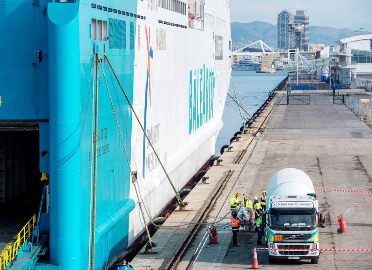 Barcellona-Palma, primo traghetto di linea con GNL nel Mediterraneo