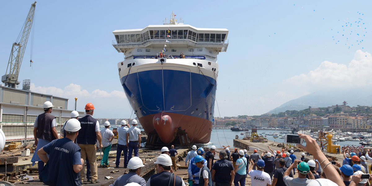 Il traghetto LNG di Fincantieri è in viaggio per il Canada