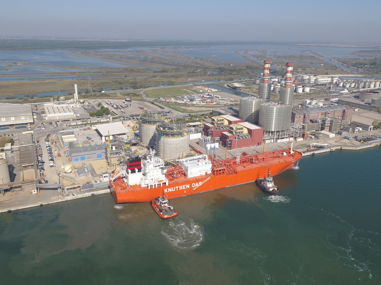 Edison's testing activities at the DIG LNG storage facility in Ravenna get underway