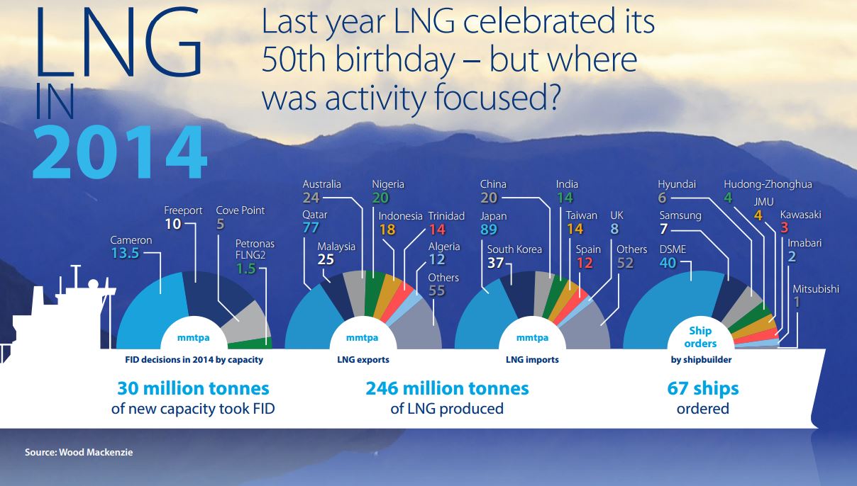 Infographic: WoodMac's review of LNG in 2014