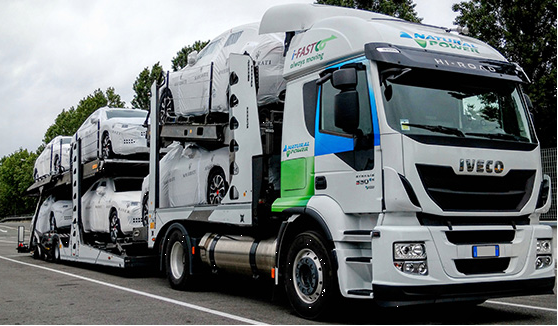 Fornitura IVECO di 10 nuove bisarche a GNL