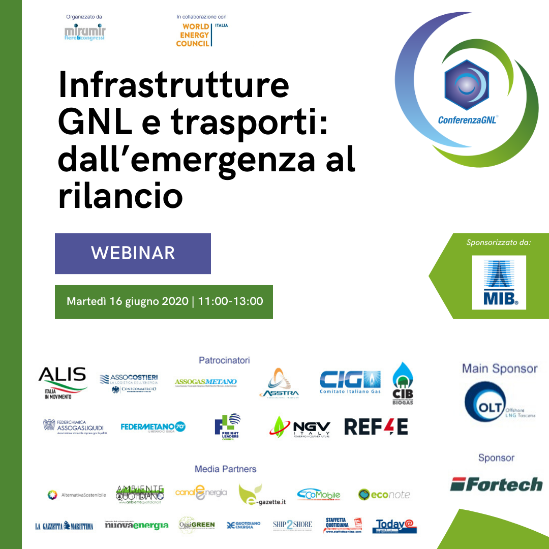 WEBINAR | Infrastrutture GNL e trasporti: dall’emergenza al rilancio