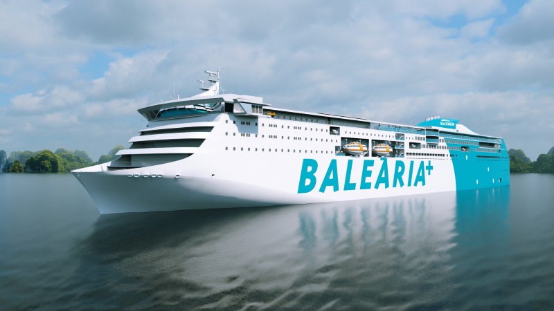 Baleària ordina due navi a GNL al Cantiere Navale Visentini