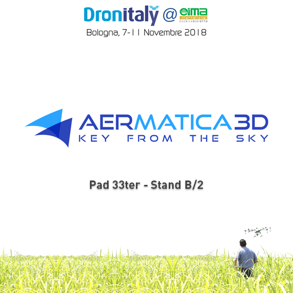 Aermatica3D presenta D-KIT a Dronitaly@EIMA2018