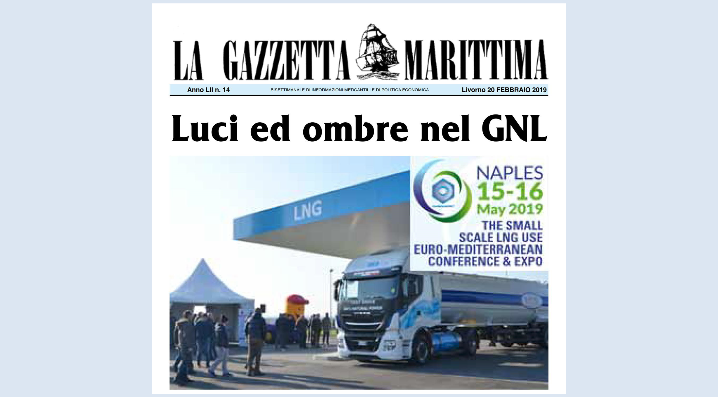 Luci ed ombre nel GNL: La Gazzetta Marittima a colloquio con ConferenzaGNL