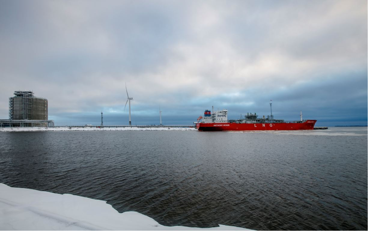 First LNG arrival at finnish Manga “medium-scale” terminal