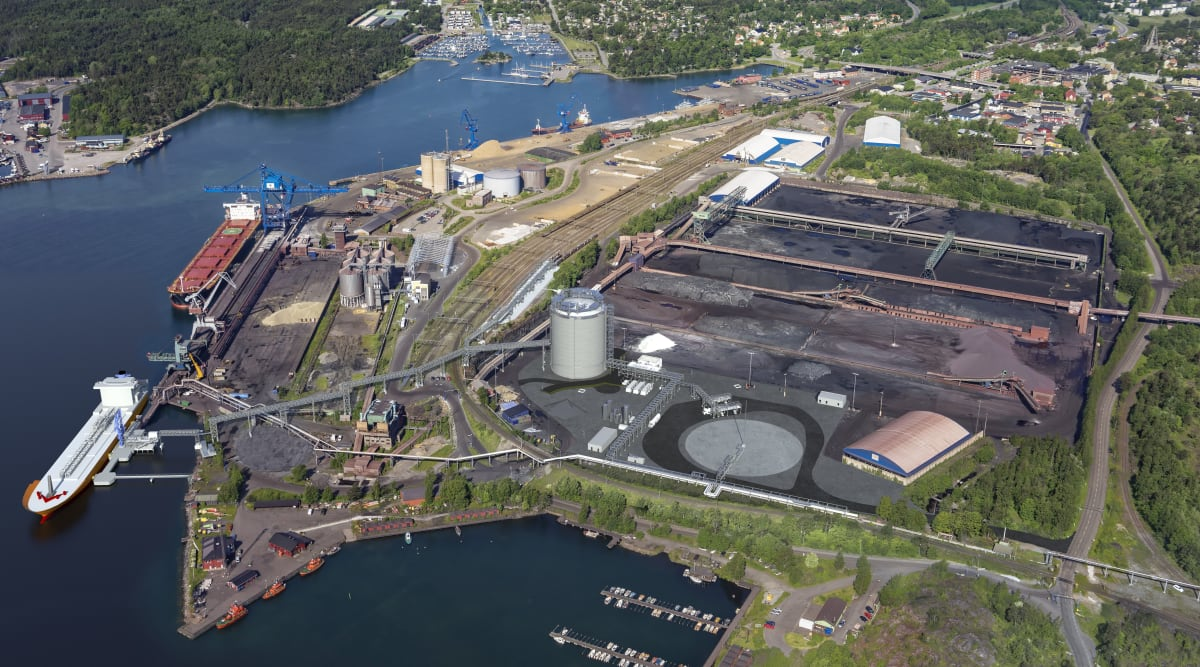 Sweden: LNG coastal storage facility in the port of Oxelösund ready to go