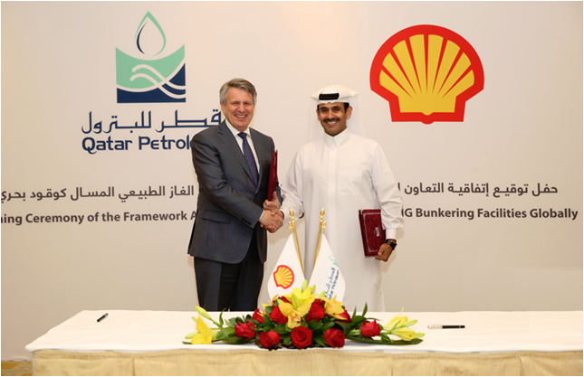 Shell e Qatar Petroleum  assieme per bunker marittimo di GNL a livello globale